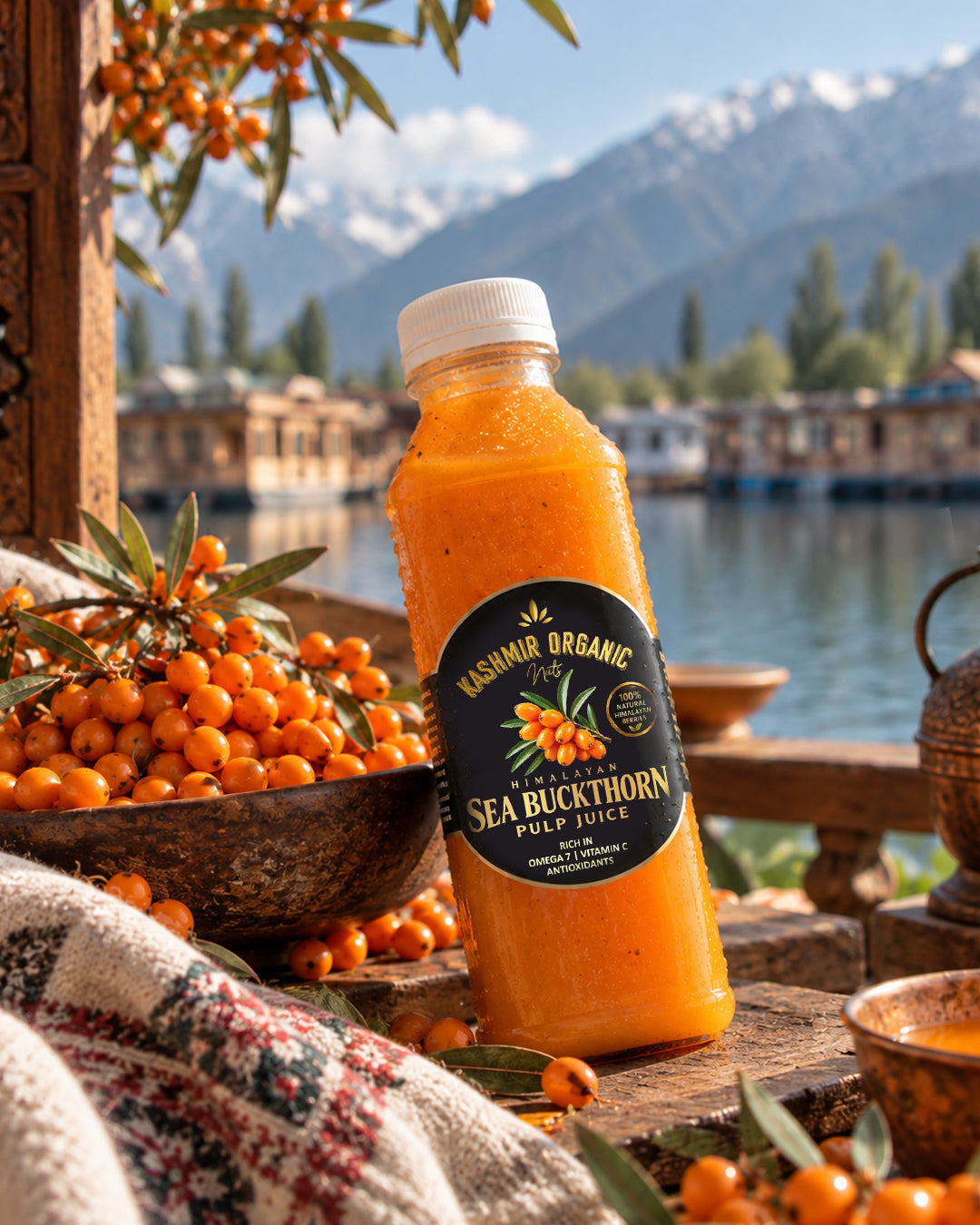Kashmir Organic Sea Buckthorn Pulp Juice