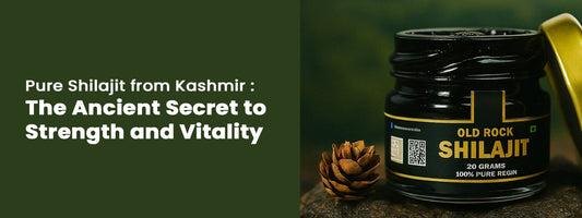 Pure Shilajit from Kashmir: The Ancient Secret to Strength and Vitality