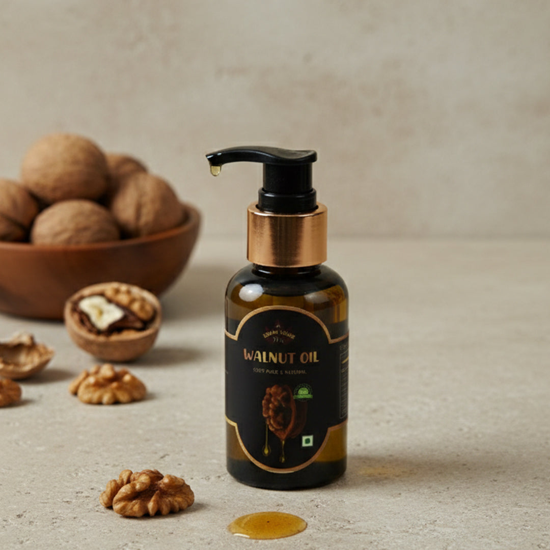 Pure Kashmiri Cold Pressed Walnut Oil (Akhrot Tel) - 100% Organic