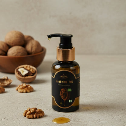 Pure Kashmiri Cold Pressed Walnut Oil (Akhrot Tel) - 100% Organic