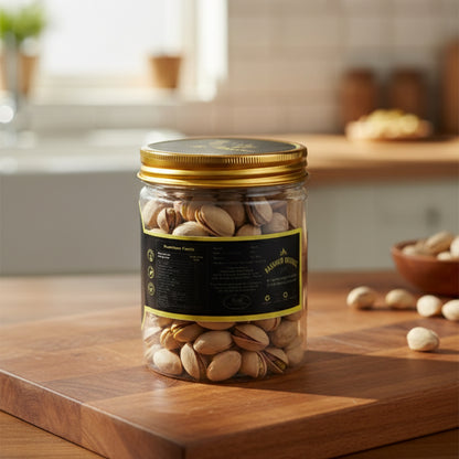 Premium Kashmir Organic Salted Pistachios (Namkeen Pista) - 100% Organic