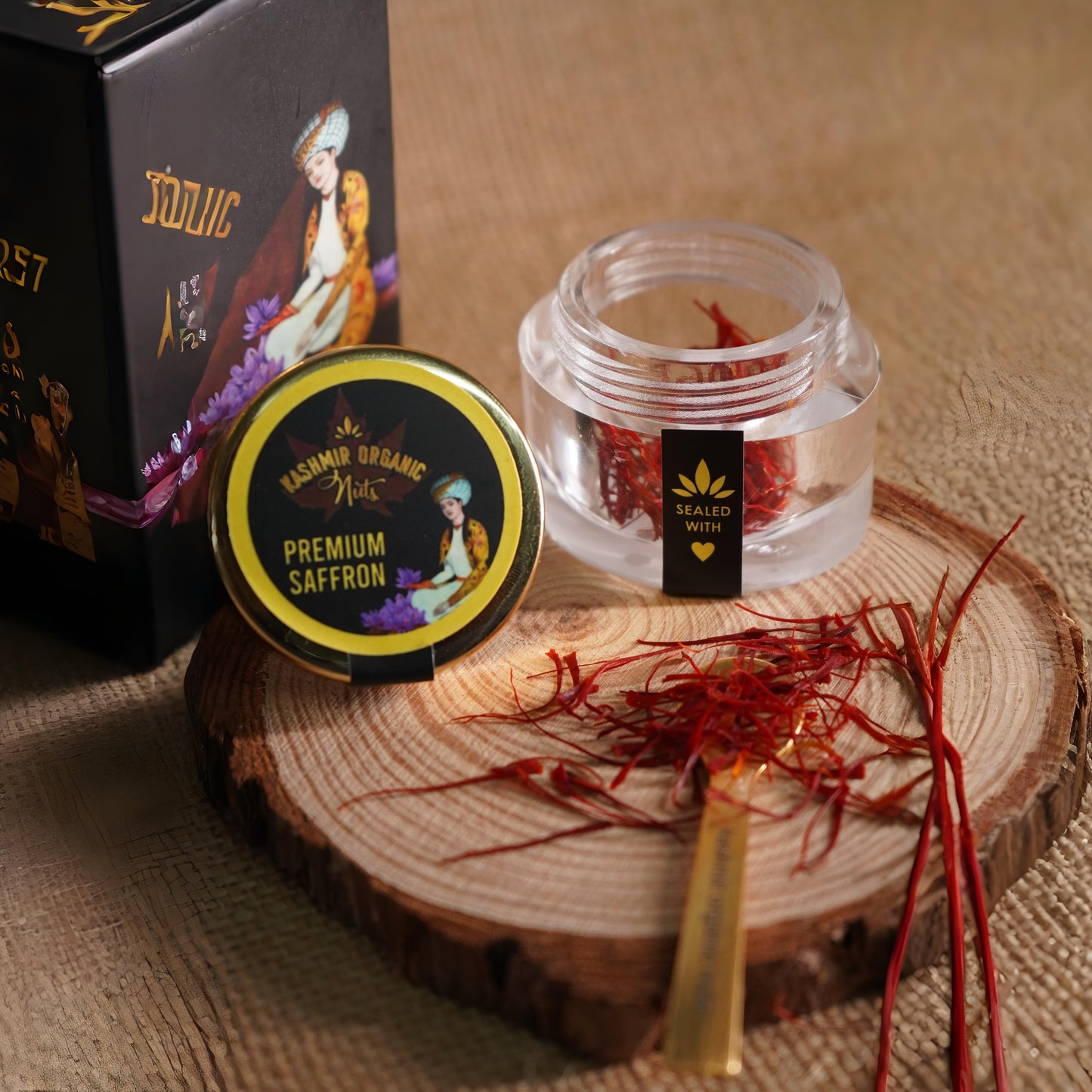 Kashmir Organic Premium Saffron (Kesar) | 1g |  100% Pure and Original