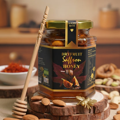 Kashmir Organic Dry Fruit Saffron Honey