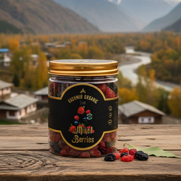 Premium Kashmir Organic Mixed Berries - Antioxidant Rich Superfood | 200g