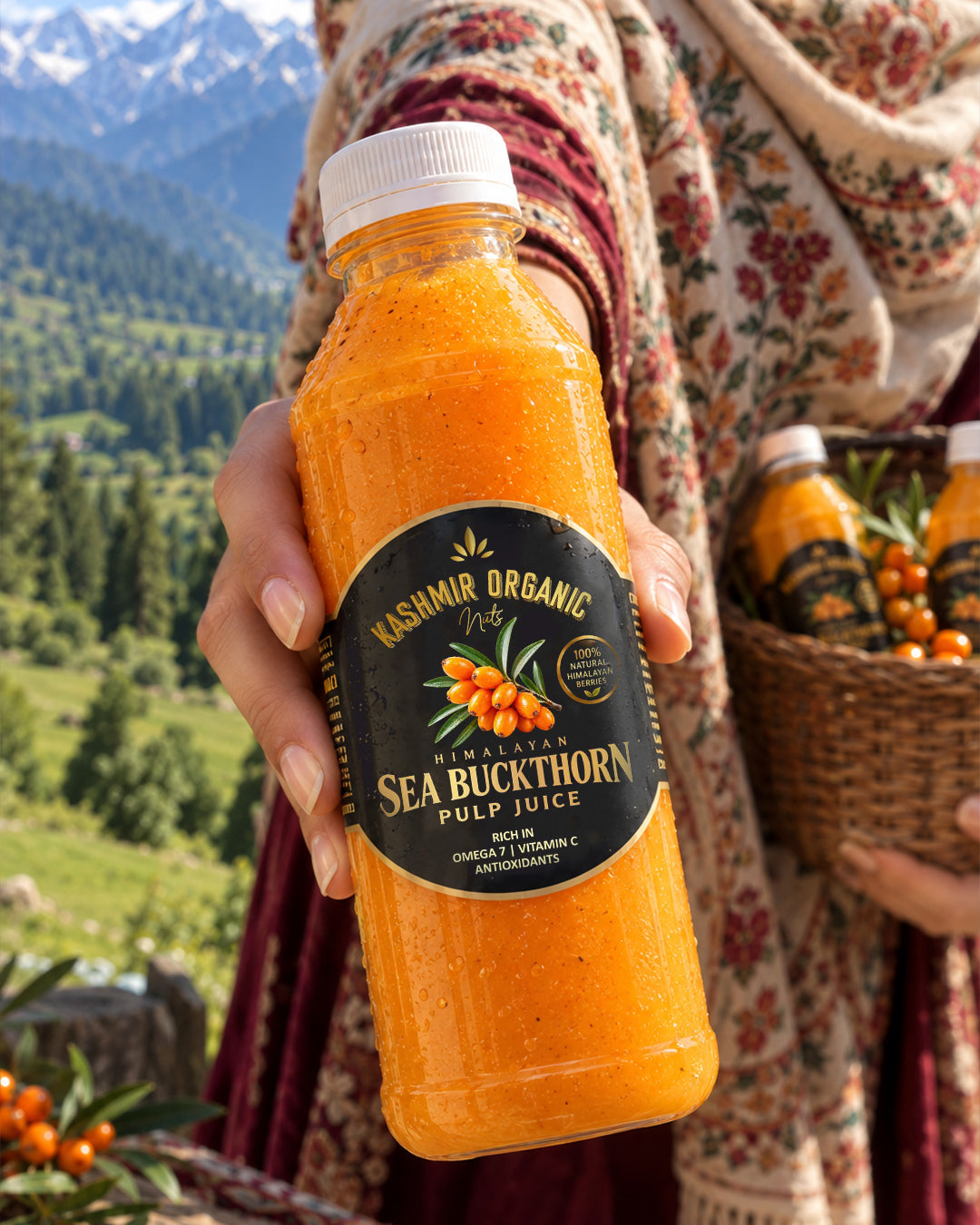 Kashmir Organic Sea Buckthorn Pulp Juice