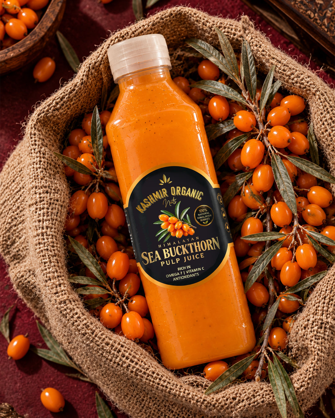 Kashmir Organic Sea Buckthorn Pulp Juice