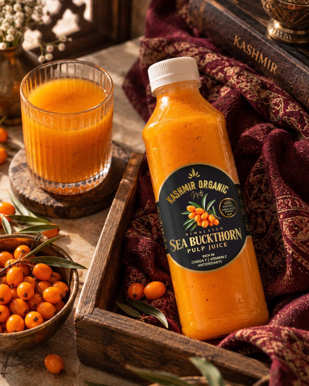 Kashmir Organic Sea Buckthorn Pulp Juice